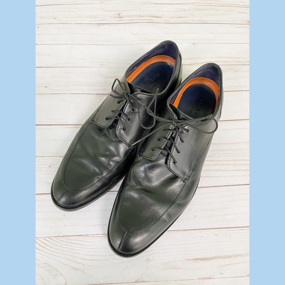 Cole Haan Black Oxford Dress Shoes Men Size 10.5